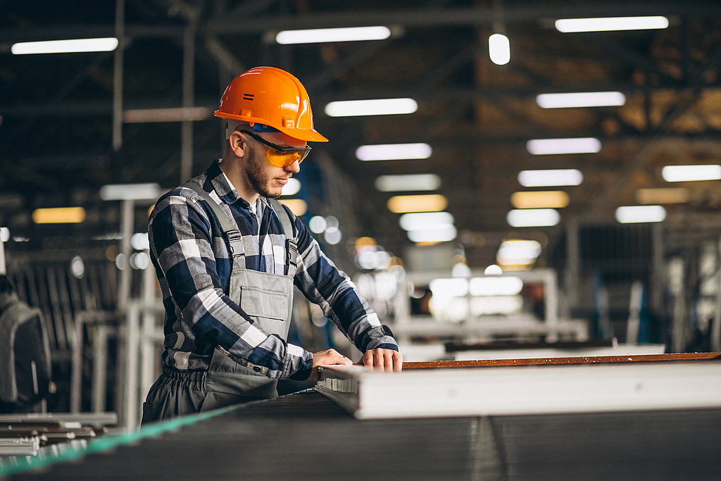 Arbeiter in einer Fabrik