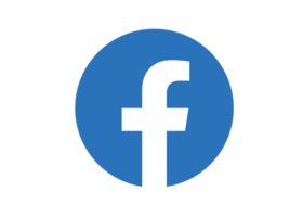 Logo Facebook, Link zur Datenschutzseite für Facebook mit möglicher Weiterleitung zum Account des TLVwA