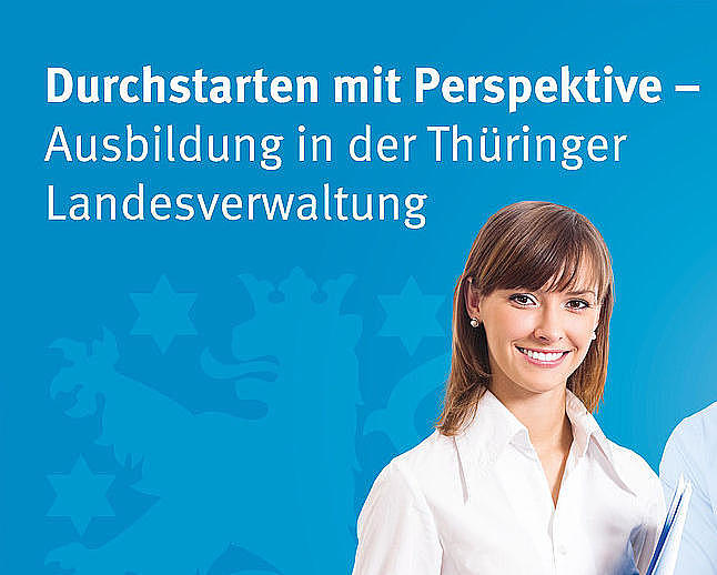 Werbebild für die Beamtenausbildung als Verwaltungswirt, Link zur Seite des Referates "Ausbildung"