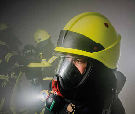 Deckblatt des Flyers zur Feuerwehrrente